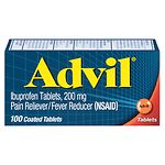 Advil Advanced Medicine for Pain, Easy Open Cap, 200mg, Tablets- 100 ea