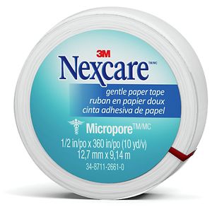 UPC 051131000155 product image for Nexcare First Aid Tape, Micropore Paper, 1 in. x 360 in, 1 ea | upcitemdb.com
