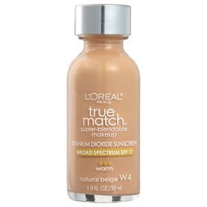 L'Oreal True Match Super-Blendable Makeup, SPF 17, Natural Beige