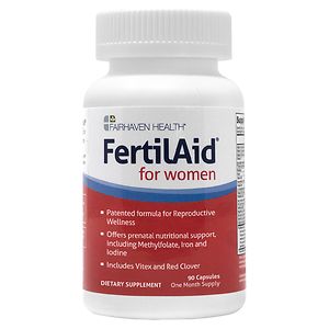 UPC 895749000042 product image for FertilAid For Women Natural Fertility Supplement, Capsules, 90 ea | upcitemdb.com