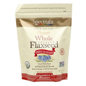 Spectrum Essentials Organic Whole Premium Flaxseed, 15 oz