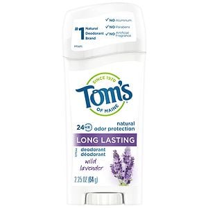 Tom's of Maine Long Lasting Natural Aluminum Free Deodorant Stick, Wild Lavender&nbsp;