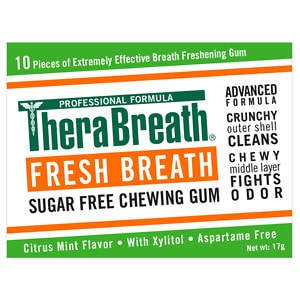 TheraBreath Fresh Breath Xylitol Chewing Gum, Icy Fresh