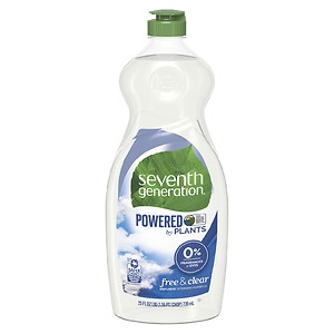 Seventh Generation Natural Dish Liquid, Free and Clear- 25 oz