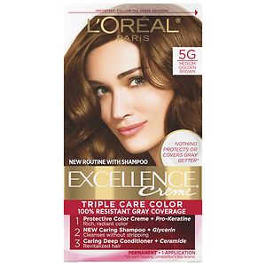 Medium Golden Brown Hair Dye