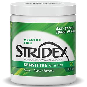 Stridex Daily Care Acne Pads with Salicylic Acid, Sensitive with Aloe Stridex Daily Care Acne Pads with Salicylic Acid, Sensitive with Aloe