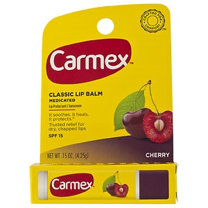 UPC 083078000301 product image for Carmex Everyday Protecting Lip Balm Stick SPF 15, Cherry, .15 oz | upcitemdb.com