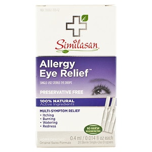 UPC 094841300238 product image for Similasan Allergy Eye Relief Single-Use Sterile Eye Drops (20 Sterile Single Use | upcitemdb.com