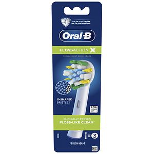 Oral-B Professional Care Floss Action Replacement Brush Head, 3 ea