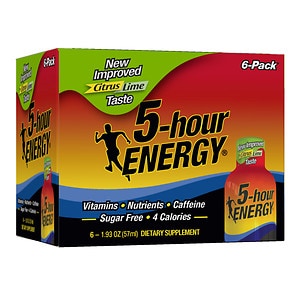 UPC 719410400064 product image for 5-Hour Energy Shot, Lemon Lime, 6 ea | upcitemdb.com