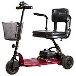 Shoprider Echo 3 Wheel Scooter, Red