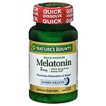 Nature's Bounty Natural Melatonin 3 mg, Tablets