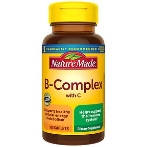 Nature Made B-Complex with Vitamin C, Caplets - 100 ea