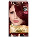L'Oreal Superior Preference Fade Defying Color & Shine System, Permanent, Intense Dark Red RR-04