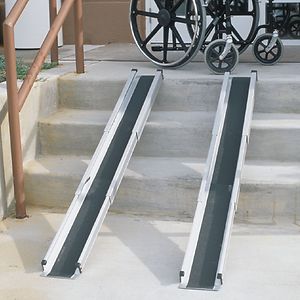 Duro-Med 5' Telescoping Adjustable Wheelchair Ramps