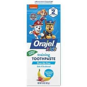 Orajel Toddler Training Toothpaste, Tooty Fruity, 1.5 oz