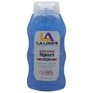 L.A. Looks Sport Activity Proof Power Gel, Mega X-Treme Hold- 20 oz