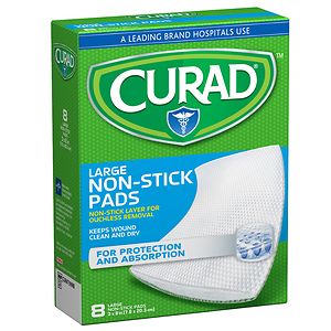 UPC 080196300108 product image for Curad Non Stick Pads, 3 in x 4 in, 20 ea | upcitemdb.com