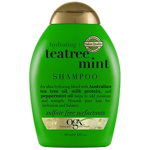 Organix Shampoo, Hydrating Teatree Mint
