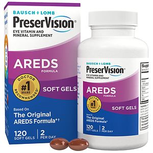 PreserVision Eye Vitamin & Mineral Supplement Softgels - 120 ea PreserVision Eye Vitamin & Mineral Supplement Softgels- 120 ea