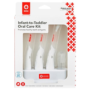 The First Years American Red Cross Infant-to-Toddler Oral Care Kit, 1 set