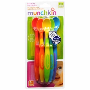 Munchkin Soft-Tip Infant Spoons, 6 ea