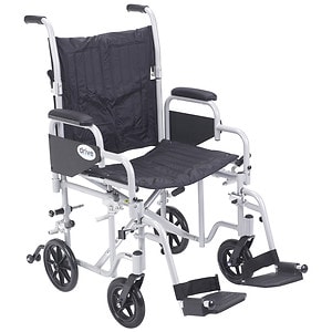 Drive Medical Polly-Fly Wheelchair/Transport Chair, 20