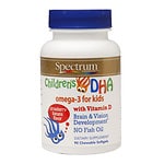 Spectrum Essentials Children's DHA, Chewable, Strawberry Banana