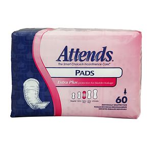Attends Light Pads Extra Plus Individually Wrapped 12.5in