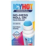 Icy Hot Medicated No Mess Applicator Maximum Strength Pain Relieving Liquid