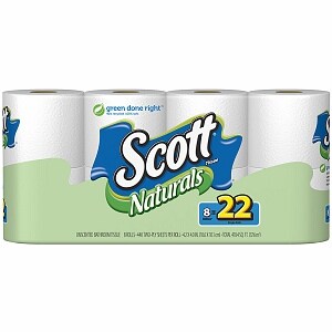 Scott Naturals Bath Tissue, Mega Roll
