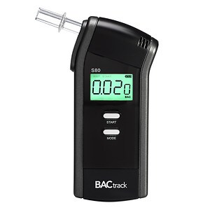 BACtrack S80 Professional Breathalyzer, Black- 1 ea