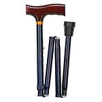 Mabis Designer Folding Adjustable Cane, Blue Ice- 1 ea