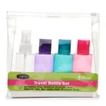 Handy Solutions 4 Piece Travel Bottle Kit - TSA Approved
