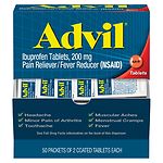 Advil Ibuprofen, 200mg, 50 pk- 2 ea