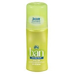 Ban Roll-On Antiperspirant & Deodorant, Powder Fresh