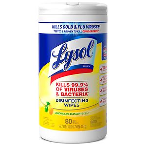 Lysol 4 in 1 Disinfecting Wipes, Citrus