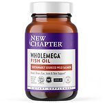New Chapter WholeMega 1000mg Extra Virgin Omega-Rich Fish Oil Softgels
