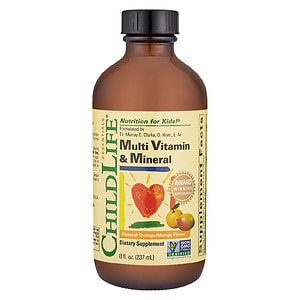 ChildLife Multi Vitamin & Mineral Formula, Orange/Mango, 8 fl oz