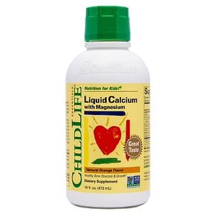 ChildLife Liquid Calcium with Magnesium, Orange, 16 fl oz