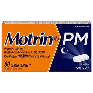 Motrin PM Caplets- 80 ea