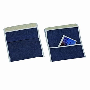 Mabis Fleece Armrests With Pouch