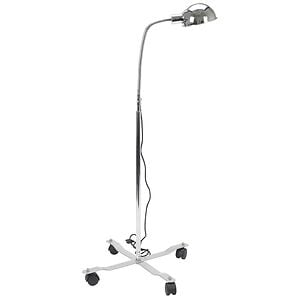 Drive Medical Goose Neck Exam Lamp with Dome Style Shade and Mobile Base- 1 ea