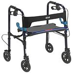 Drive Medical Deluxe Clever Lite Rollator Walker with 8 by 