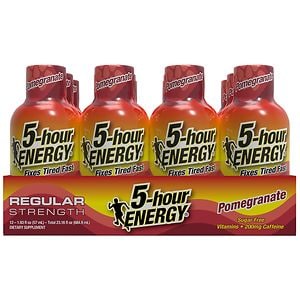 UPC 719410800123 product image for 5-Hour Energy Shot, Pomegranate, 12 ea | upcitemdb.com