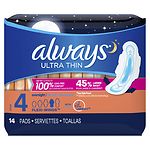Always Ultra Thin with Flexi-Wings, Overnight