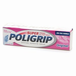Super PoliGrip Denture Adhesive Cream, Original