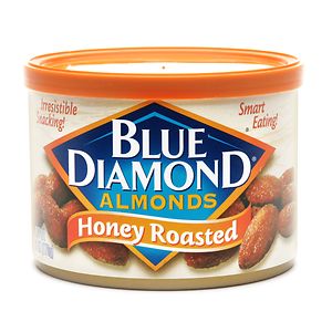 Blue Diamond Almonds, Can, Honey Roasted