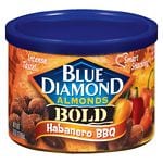 Blue Diamond Bold Almonds, Can, Habanero BBQ