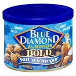 Blue Diamond Bold Almonds, Can, Salt 'n Vinegar
